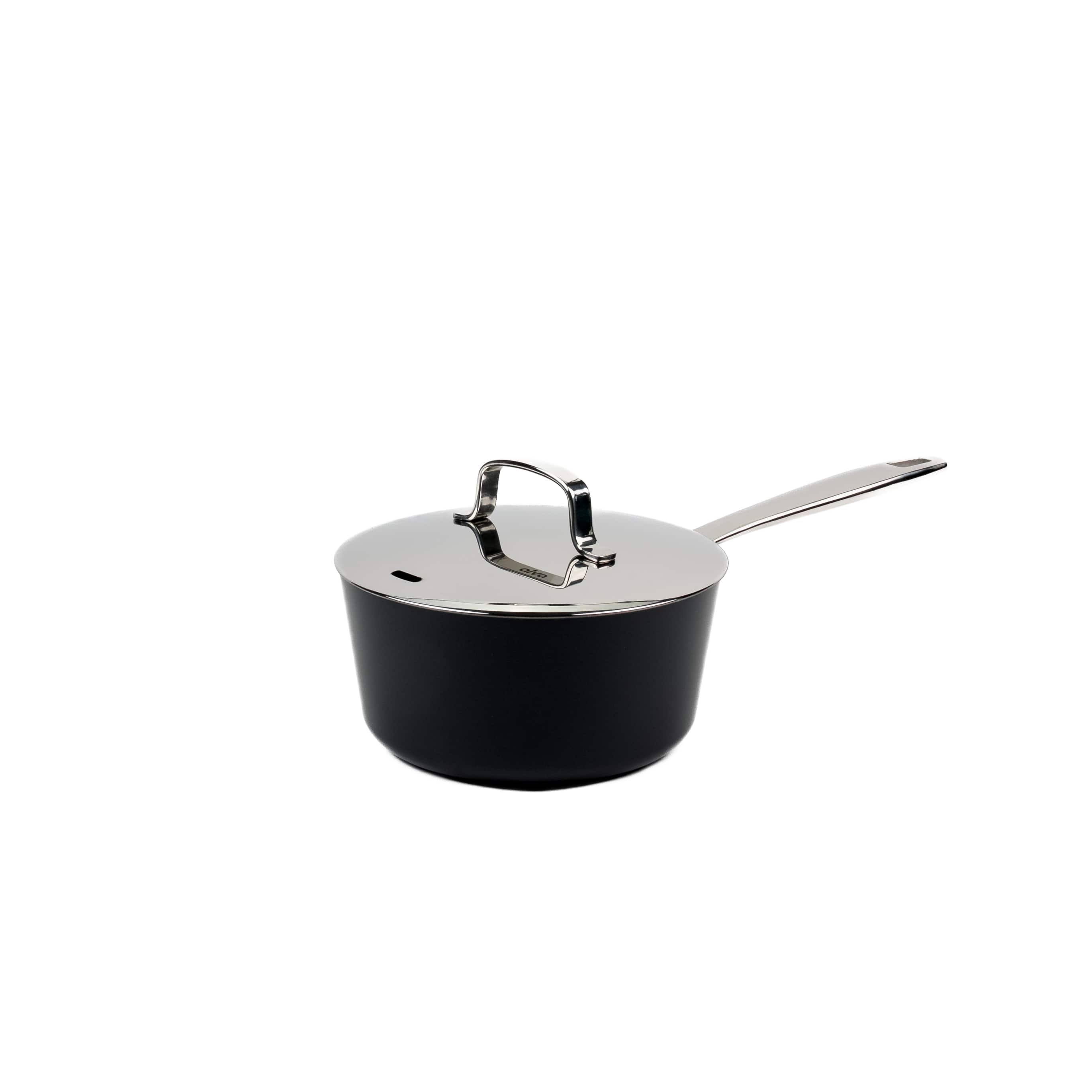 Alva - Maestro 2.5 Qt Nonstick Saucepan - Black