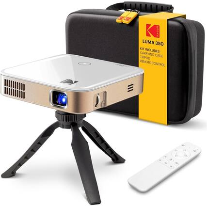 KODAK LUMA 350 KIT INCLUDES CARRYING CASE TRIPOD REMOTE CONTROL