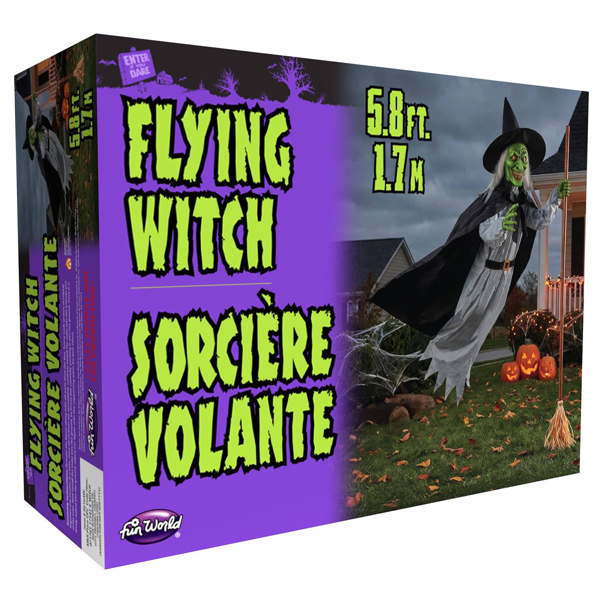 FLYING WITCH  
SORCIÈRE VOLANTE  
5.8 FT. 1.7 M  
ENTER DARE  
FLYING WITCH VOLANTE  
Fir World
