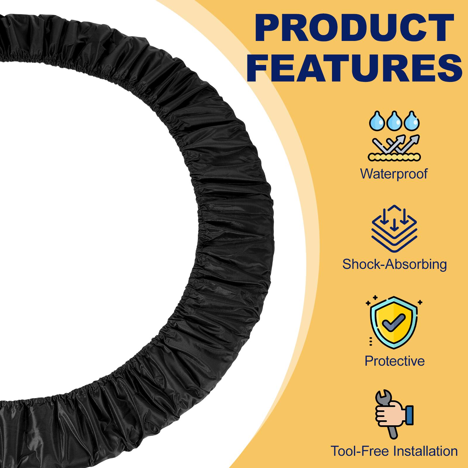 PRODUCT FEATURES  
- Waterproof  
- Shock-Absorbing  
- Protective  
- Tool-Free Installation