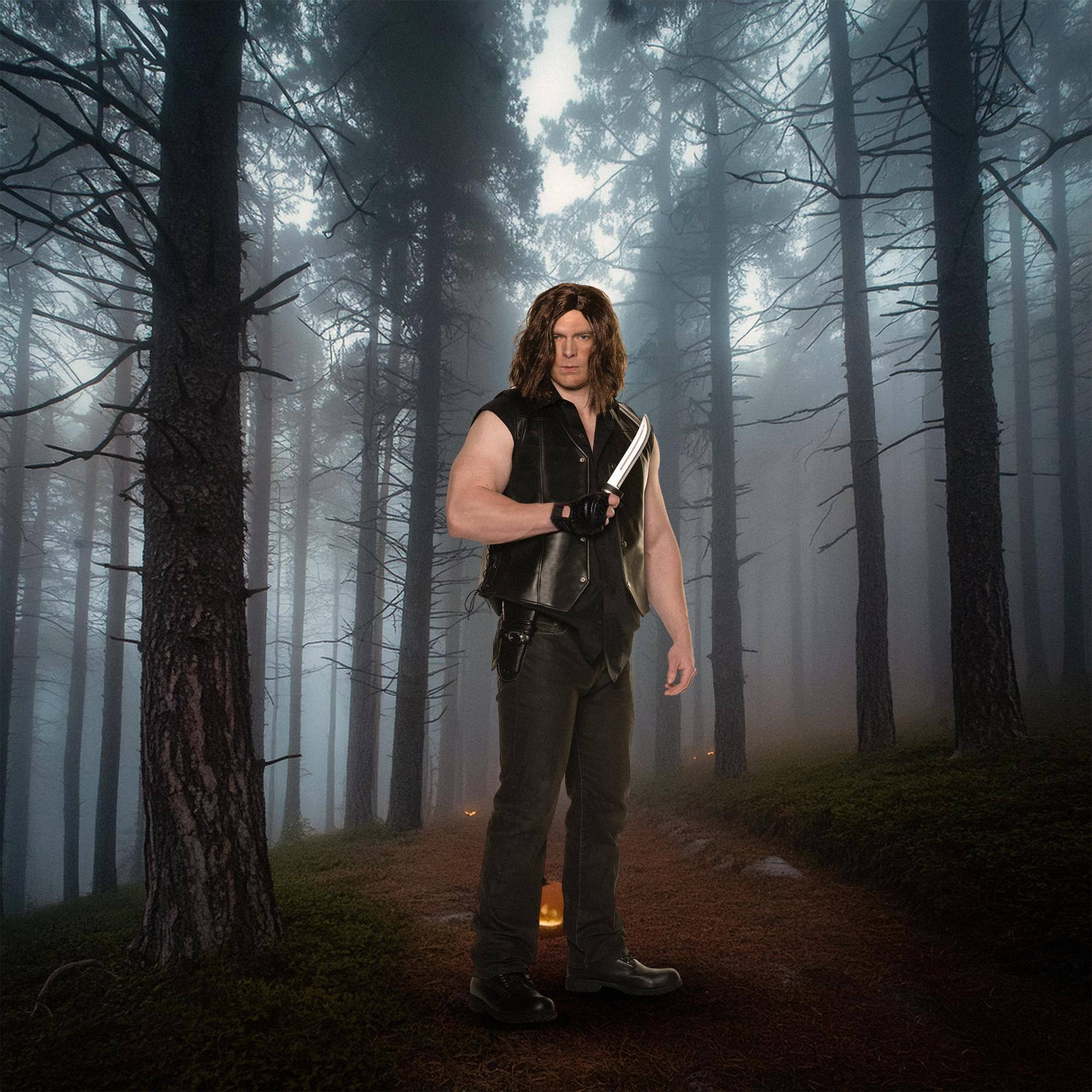 Alt View 2. Underwraps - The Walking Dead Daryl Dixon Adult Costume Accessory Kit - Black.