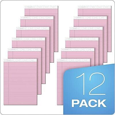 Alt View 6. TOPS - Prism+ Notepads, 8.5" x 11.75", Wide, 50 Sheets/Pad, 12 Pads/Pack - Pink.