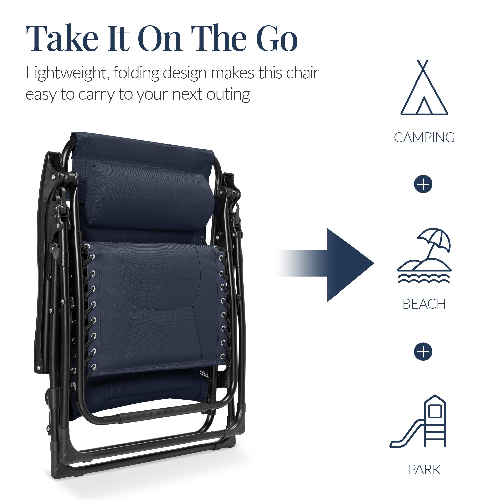 Take It On The Go

Lightweight, folding design makes this chair easy to carry to your next outing

CAMPING + BEACH + PARK