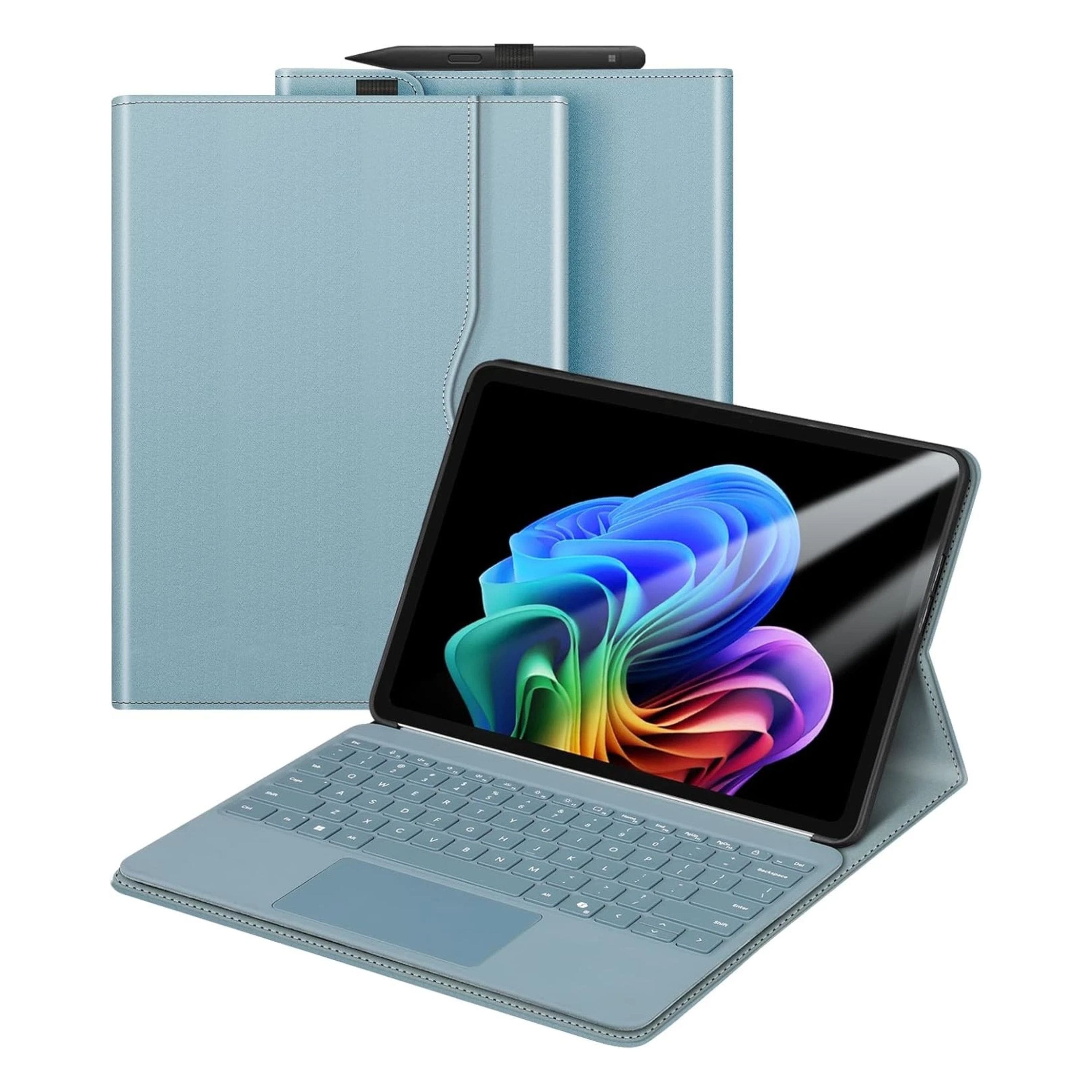 Kitcheniva - Protective Case For Microsoft Surface Pro 12 Inch 2025 - Ocean Blue