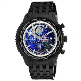 SeaPro - Men's Meridian World Timer GMT - Blue