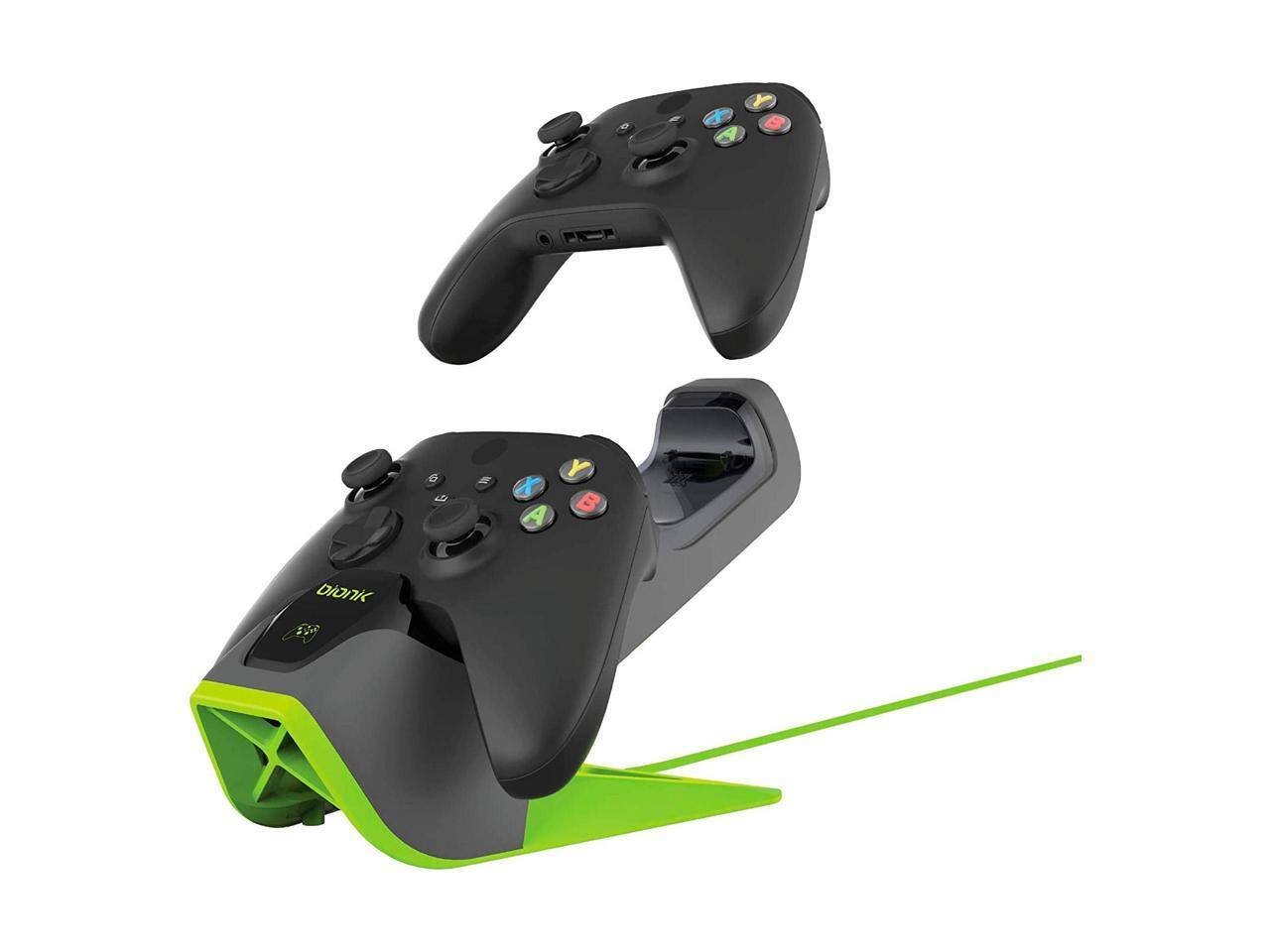 Alt View 10. Bionik - Bionik Power Stand for Xbox Series X/S: Dual Charge Dock with 2 Batteries & Adapter (BNK-9070) - Multicolor.