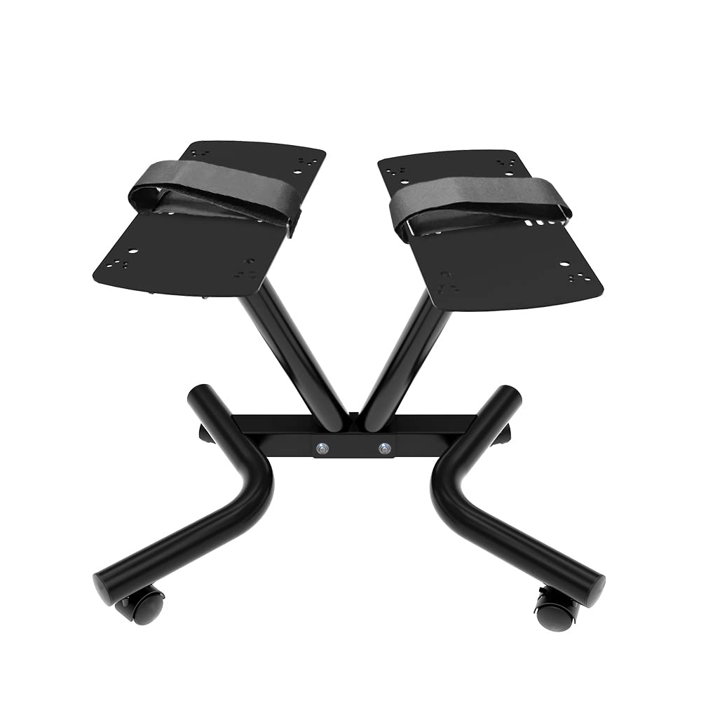 Front. ThinkLink Electronic - Adjustable Dumbbell Stand Fitness Dial Rack With Belt For Home Gym Set p Stand for Ativafit Adjustable - MULTI.