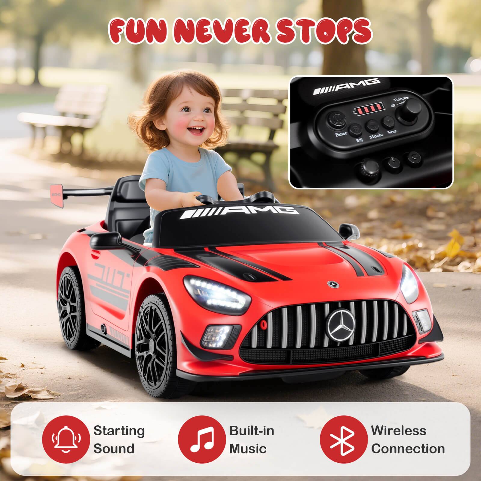 FUN NEVER STOPS

Starting Sound  
Built-in Music  
Wireless Connection