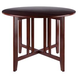 Winsome Wood - Alamo Double Drop Leaf Dining Table - Walnut