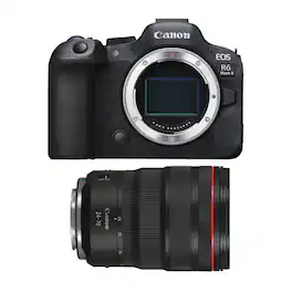 EOS R6 Mark II Mirrorless Camera with Canon RF 24-70mm f/2.8L IS USM Lens - Black