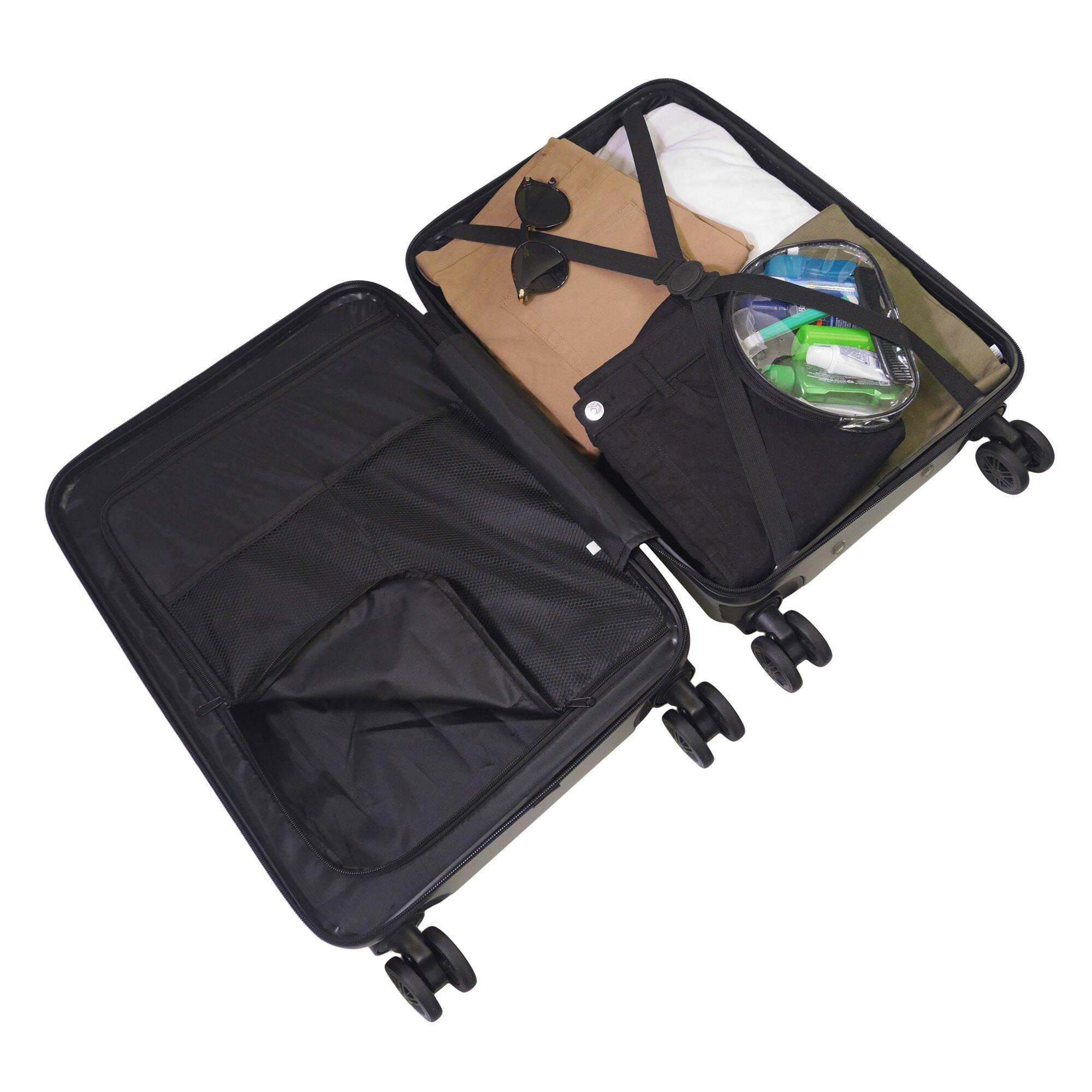 Alt View 1. American Dreamliner - 26.5" Hardside Luggage with Expansion - SILVER GREY.