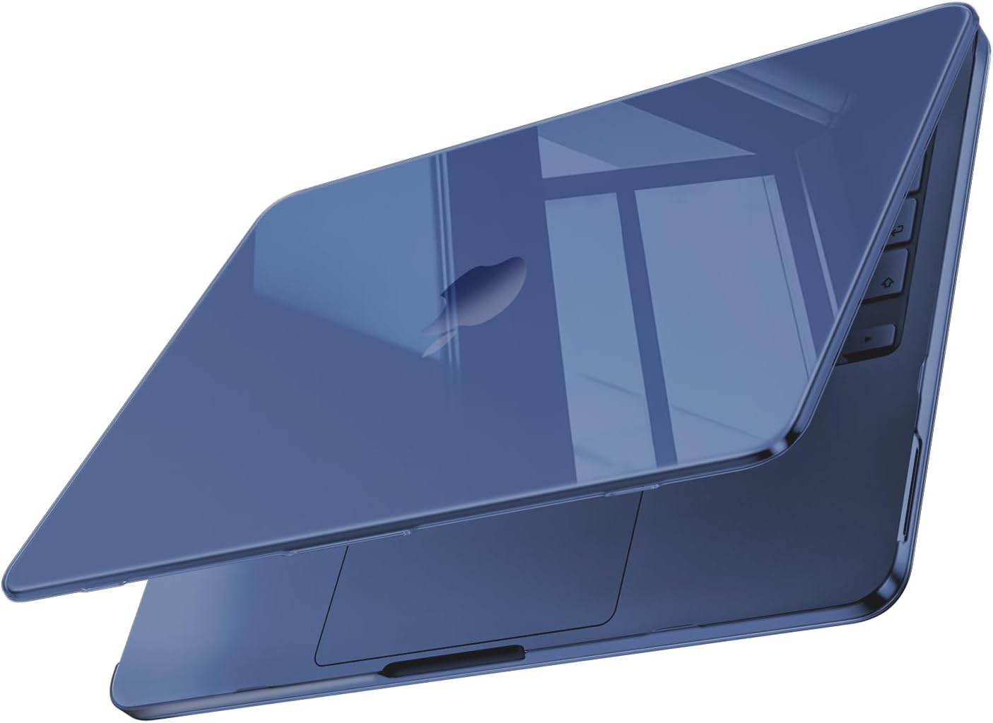 mosiso - Ultra-Thin Hard Shell for MacBook Neo 13-inch Case A3404 A18 Pro Chip (2026), Seamless Close Protective Cover - Crystal Indigo