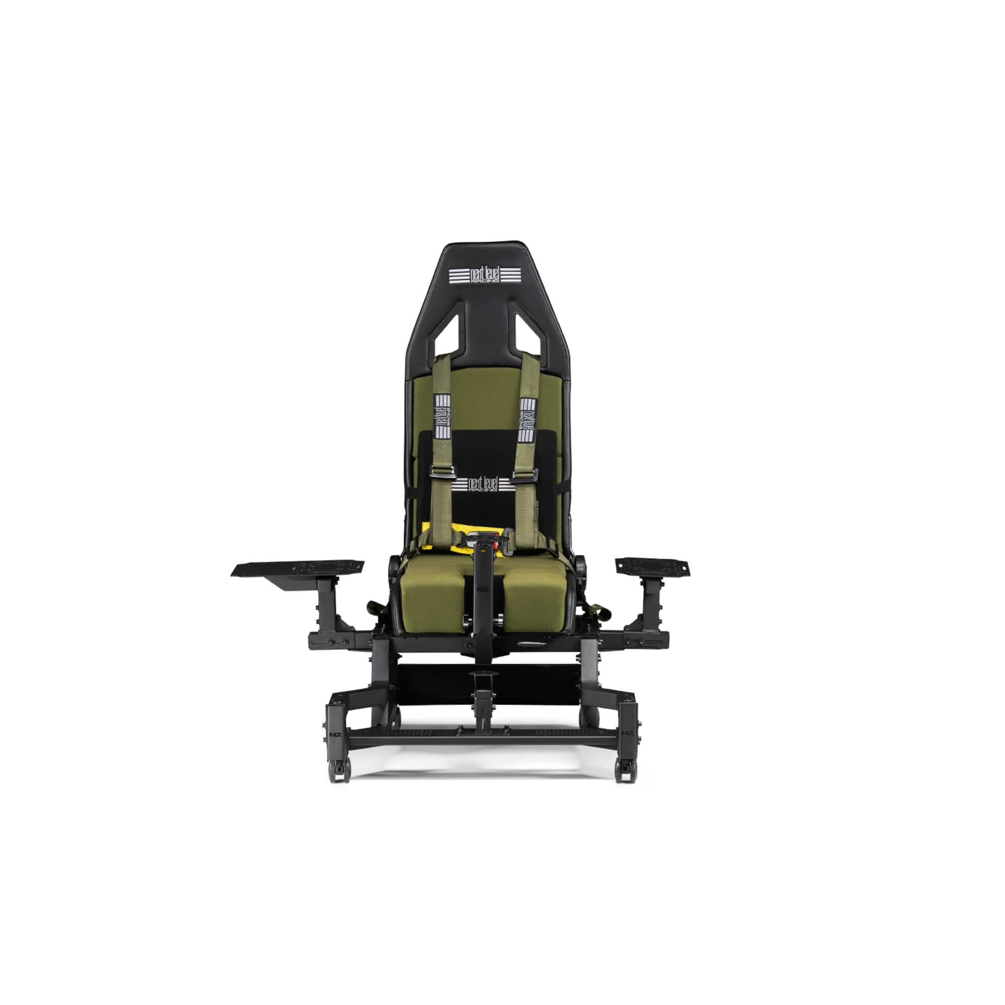 Front. Next Level Racing - Flight Seat Pro Boeing Military Edition - Green.