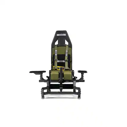 Front. Next Level Racing - Flight Seat Pro Boeing Military Edition - Green.