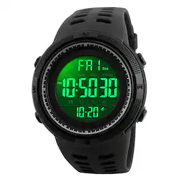 Kitcheniva - Digital Military Sport Analog Waterproof Watch For Men - Black