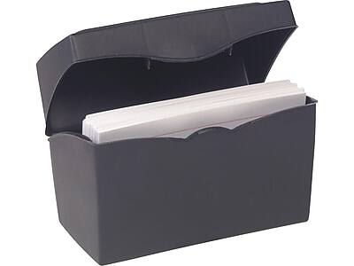 Alt View 1. Staples - Staples 3" x 5" Index Card File, Black (36936) - Black.