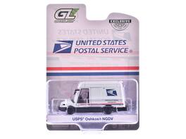 Greenlight - Oshkosh Next Generation Delivery Vehicle "US Postal Service" White with Red/Blue Stripes "Hobby Exclusive" 1/64 - White with Red and Blue