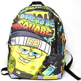 SpongeBob SquarePants - 16.5" PU School Backpack with Side Pockets - Assorted Pre-Pack