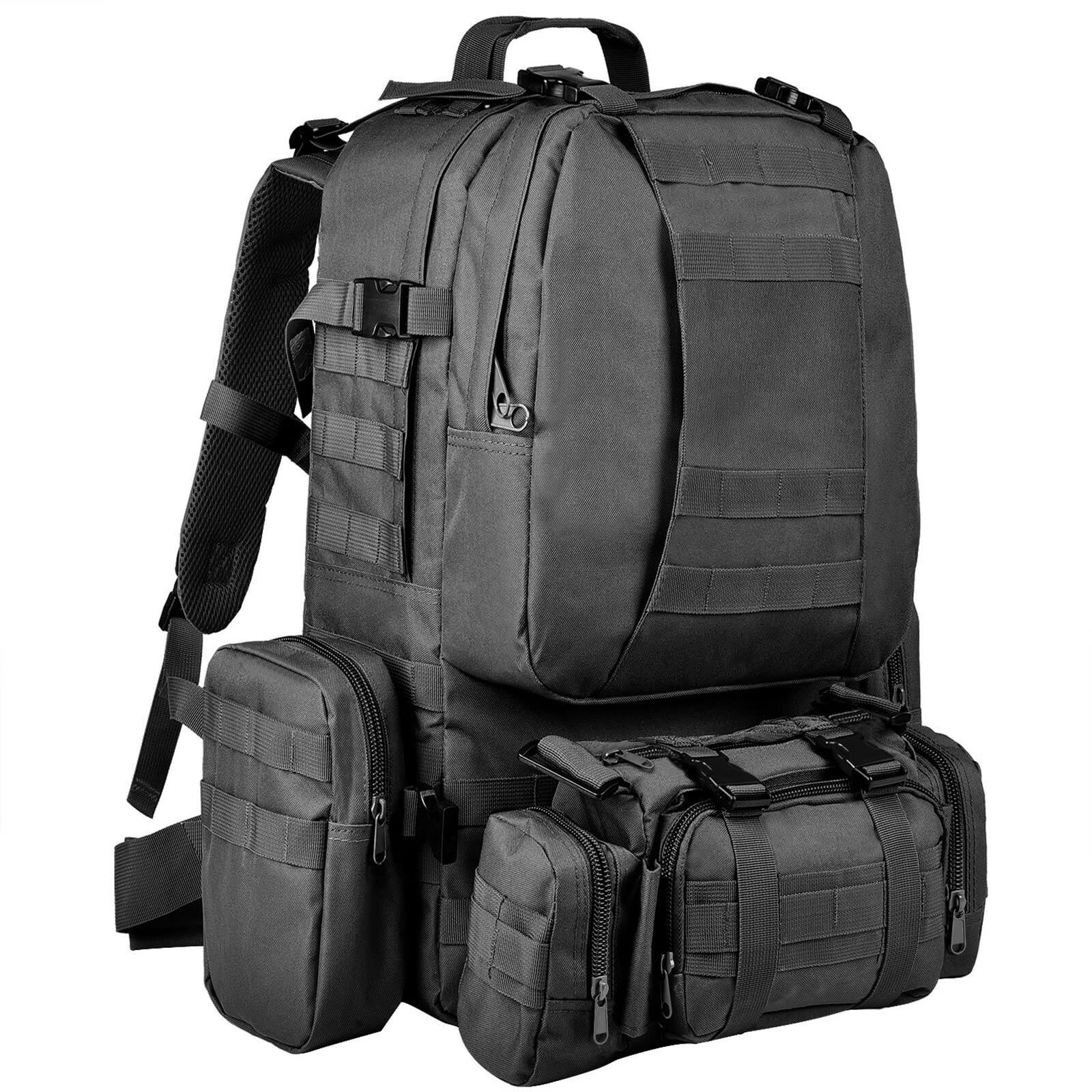 NICHOLAS KLEIN Backpack Army Rucksack 60l Assault Pack Detachable Molle ...