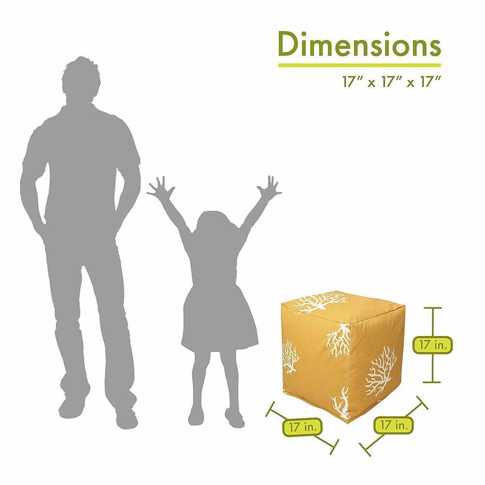 Dimensions: 17" x 17" x 17"