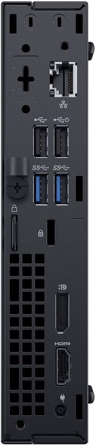 Alt View 2. Dell - Dell Optiplex 3070 Mini Desktop PC, Core i3-9100T up to 3.70Ghz, 8GB DDR4 RAM, 256GB SSD, USB Keyboard&Mouse, Win11 Pro - Black.