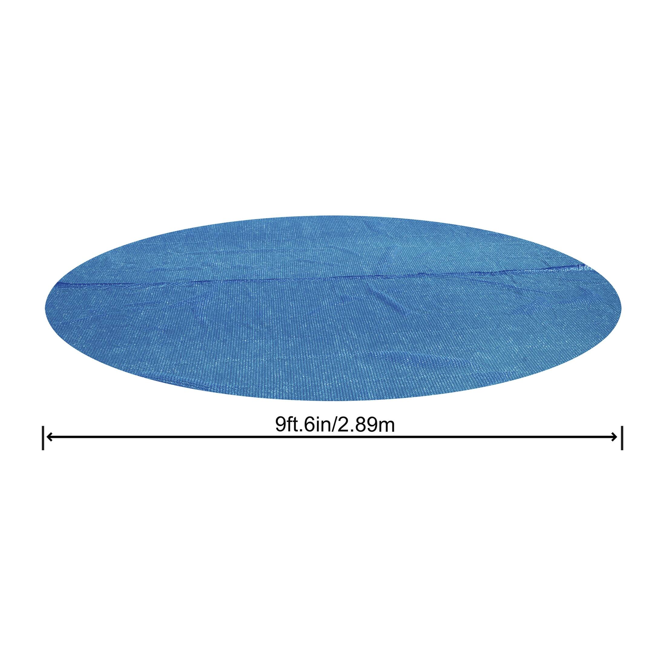 Alt View 1. Bestway - Bestway Round Solar Pool Cover for 10’ Round Above Ground Swimming Pools, Blue.