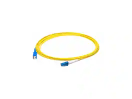 AddOn - THIS IS A 3M LC (MALE) TO SC (MALE) YELLOW SIMPLEX RISER-RATED FIBER PATCH CABLE