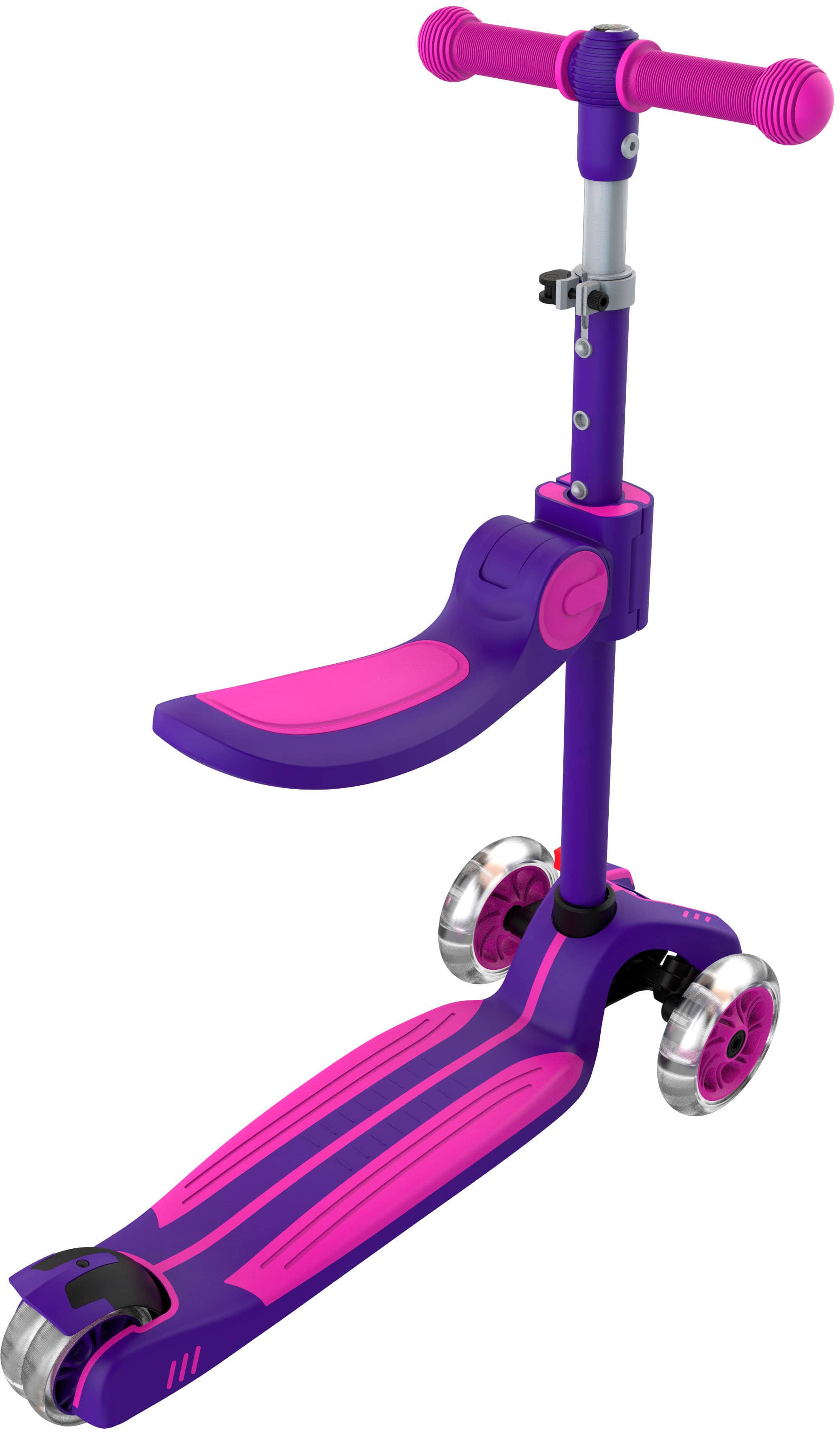 Alt View Zoom 11. GoTrax - LS1 Pro 3-Wheel Kick Scooter - Purple.