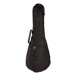 Lanikai - 5mm Padded Nylon No Logo Tenor Ukulele Black Bag with Zipper Pocket