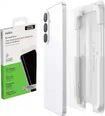 Samsung Galaxy S26
belkin ScreenForce Anti-Reflective Titan SmartShield Screen Protector
Protection d'écran antireflet
Easy Align tray included
Up to 18x stronger than traditional glass
Up to 6.5 ft./2m drop protection
Fingerprint scanner compatible
Engineered with Nano-Technology
Enhanced screen clarity
Be Ready Enhanced clarity screen
SAMSUNG
REV 100-01848
