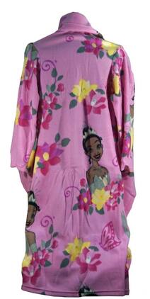 Northwest - Disney Princesses: The Princess and the Frog Shining Flowers - Youth Sized Comfy Throw - The Blanket with Sleeves - Multi