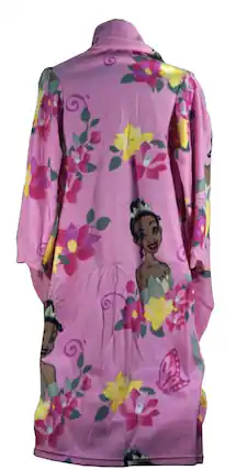 Front. Northwest - Disney Princesses: The Princess and the Frog Shining Flowers - Youth Sized Comfy Throw - The Blanket with Sleeves - Multi.