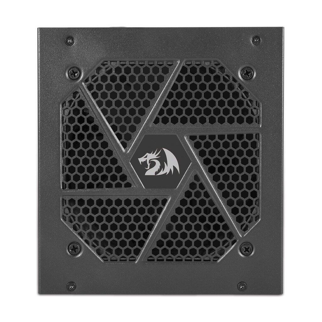 Angle. REDRAGON - GC-PS010 80 Plus Gold 850W ATX Fully Modular Power Supply - Black.