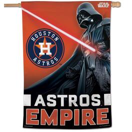 WinCraft - Houston Astros 28" x 40" Star Wars Empire Single-Sided Vertical Banner - Multicolor