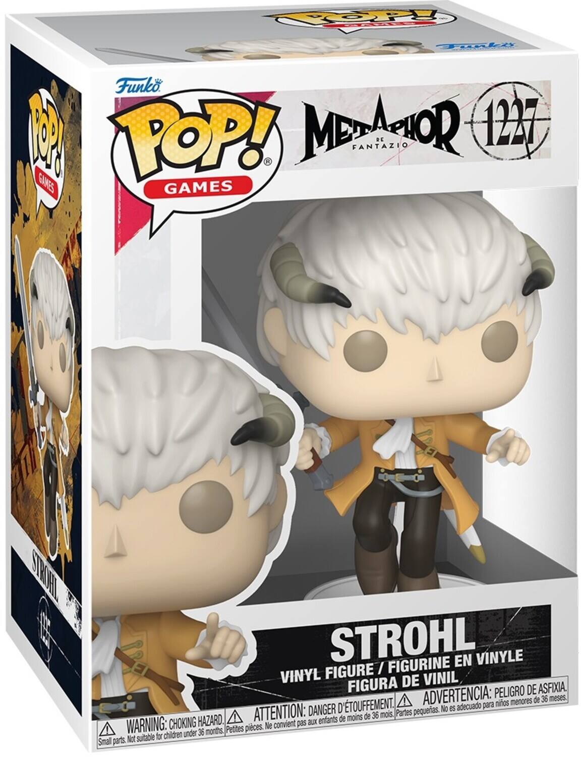 NOOP Finli Funko POP! METAPHOR FANTAZIO RE 1227 GAMES GAMES STROHL STROHL EN VINYLE FIGURE I FIGURINE VINYL DE VINIL, FIGURA DE VINIL, FIGURA PELIGRO DE ASFIXIA. ADVERTENCIA: para niños menores de 36 meses. DANGER pequeñas. No es adecuado HAZARD. ATTENTION: aux enfants de moins de 36 mois. Partes WARNING: CHOKING Petites pièces. Ne convient pas for children under 36 months Small parts. Not suitable