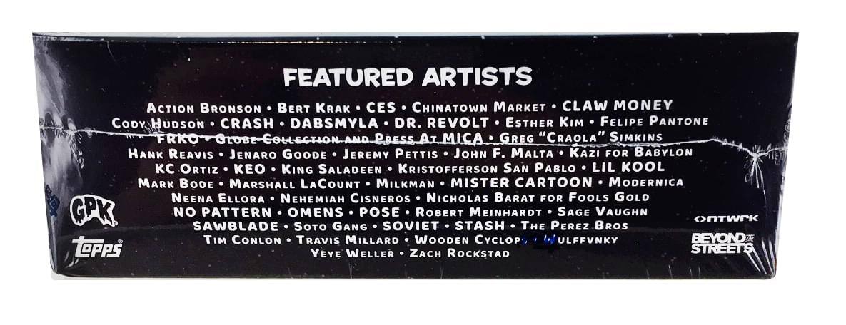 FEATURED ARTISTS

ACTION BRONSON  
BERT KRAK  
CES  
CHINATOWN MARKET  
CLAW MONEY  
CODY HUDSON  
CRASH  
DABSMYLA  
DR. REVOLT  
ESTHER KIM  
FELIPE PANTONE  
FRKO  
GLOSSE COLLECTION AND PRESS AT MICA  
GREG "CRAOLA" SIMKINS  
HANK REAVIS  
JENARO GOODE  
JEREMY PETTIS  
JOHN F. MALTA  
KAZI FOR BABYLON  
KC ORTIZ  
KEO  
KING SALADEEN  
KRISTOFFERSON  
SAN PAULO  
LIL KOOL  
MARK BODE  
MARSHALL LACOUNT  
MILKMAN  
MISTER CARTOON  
MODERNICA  
NEENA ELLORA  
NEHEMIAH CISNEROS  
NICHOLAS BARAT FOR FOOLS GOLD  
GPK  
NO PATTERN  
OMENS  
POSE  
ROBERT MEINHARDT  
SAGE VAUGHN  
SOTO GANG  
SOVIET  
STASH  
THE PEREZ BROS  
TIM CONLON  
TRAVIS MILLARD  
WOODEN CYCLO