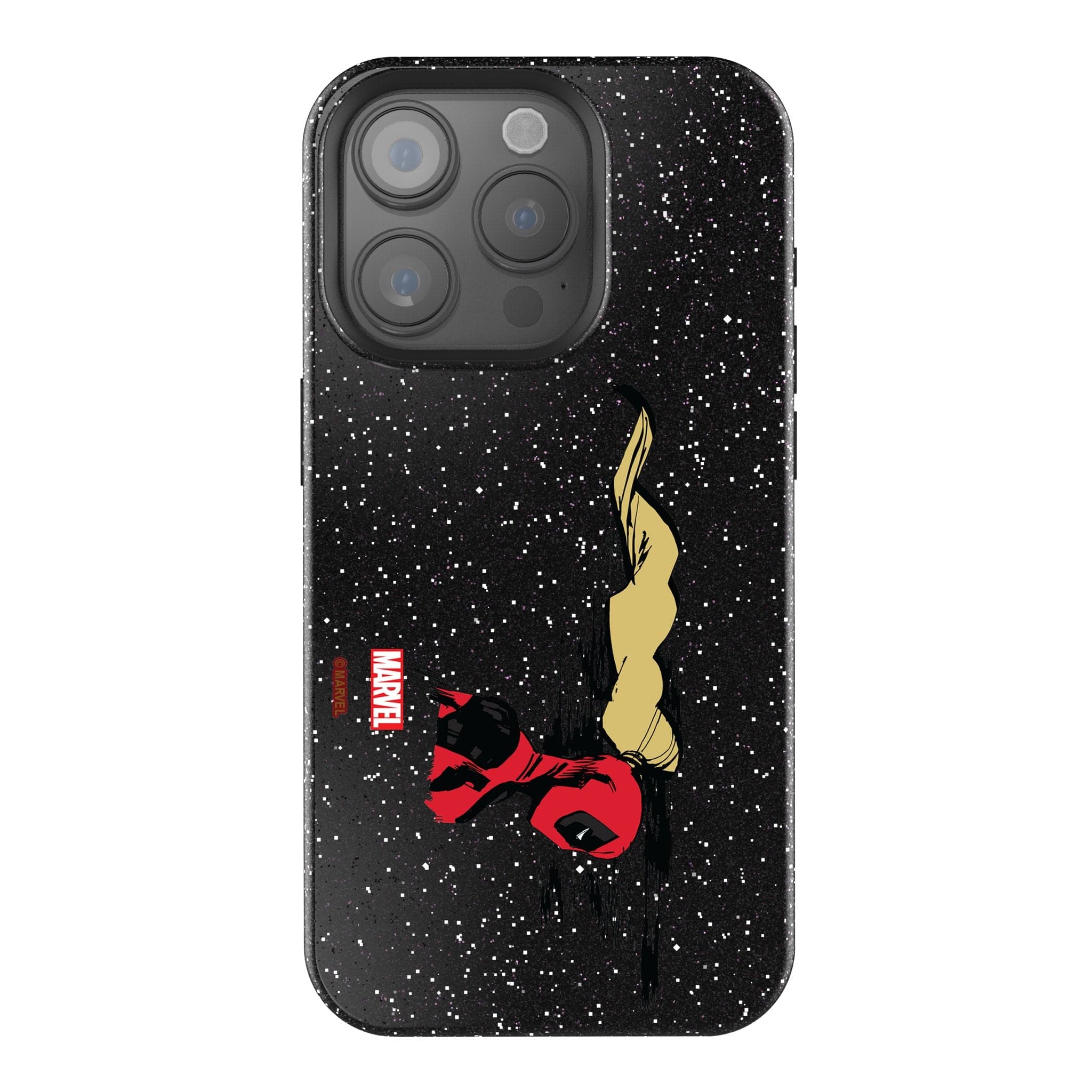 Keyscaper - Marvel Badge Black Bling Phone Case - Apple iPhone 16 Pro Max - Ladypool