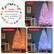 Colorful Candy Christmas Tree: Clear & Brilliant Lights, as Delightful as Candy! Warm Lighting and Cold Lighting.