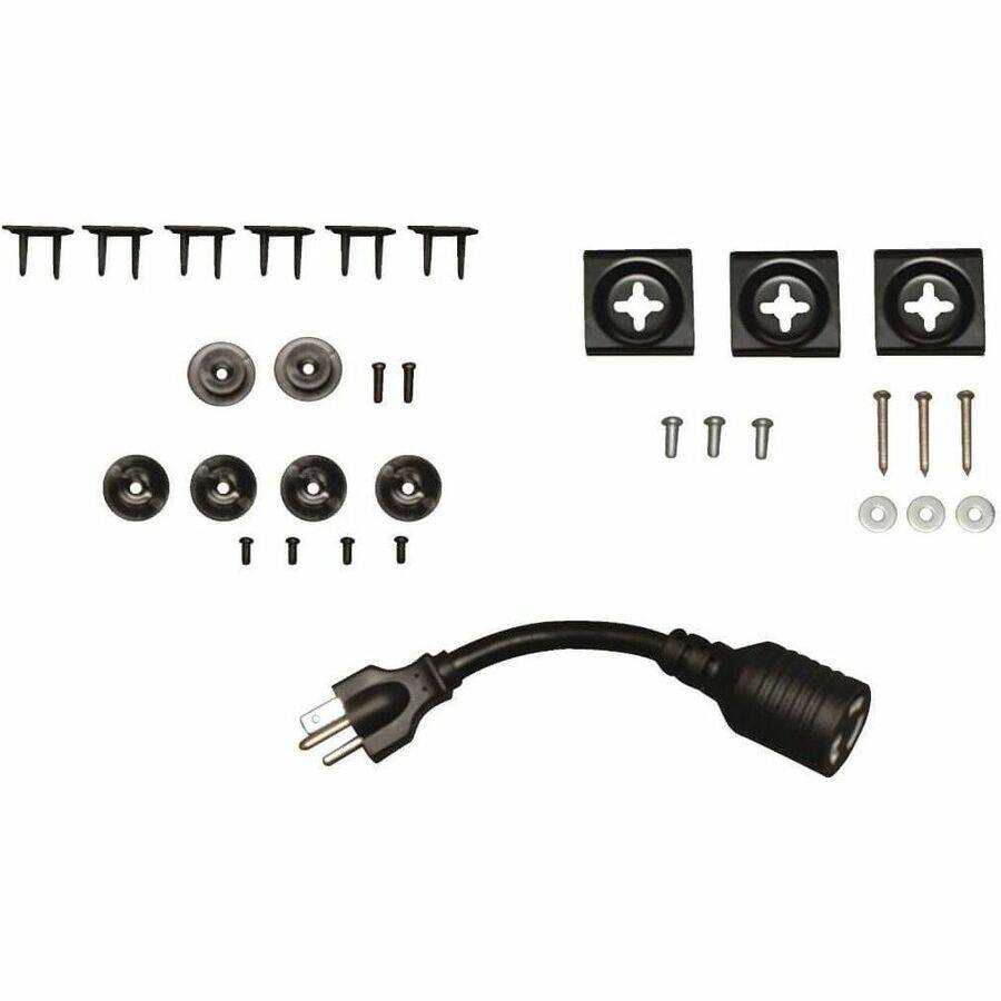Alt View 5. Tripp Lite - Tripp Lite by Eaton PDU 2kW Single-Phase Local Metered PDU 100-127V Outlets (36 5-15/20R) L5-20P/5-20P adapter 0U - Black.