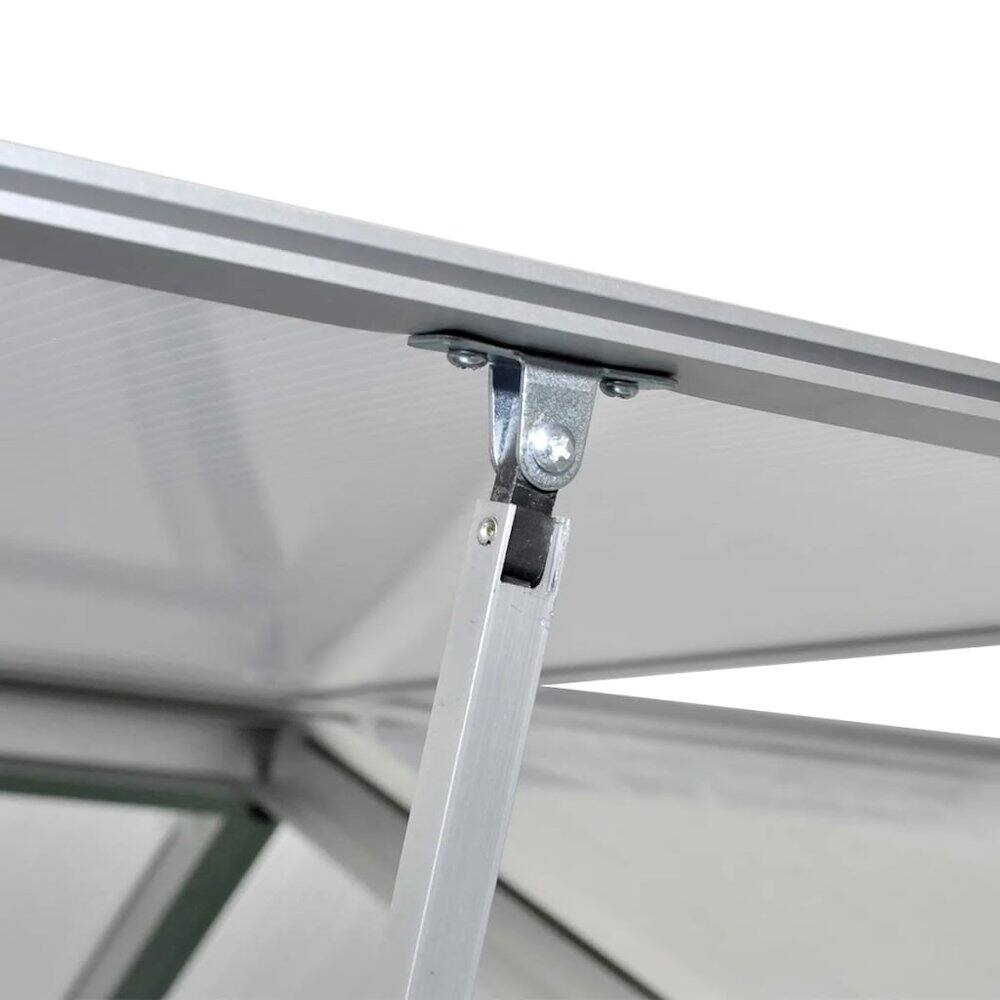 Alt View 1. vidaXL - vidaXL Greenhouse Transparent Aluminum Large UV-resistant materials - Transparent.
