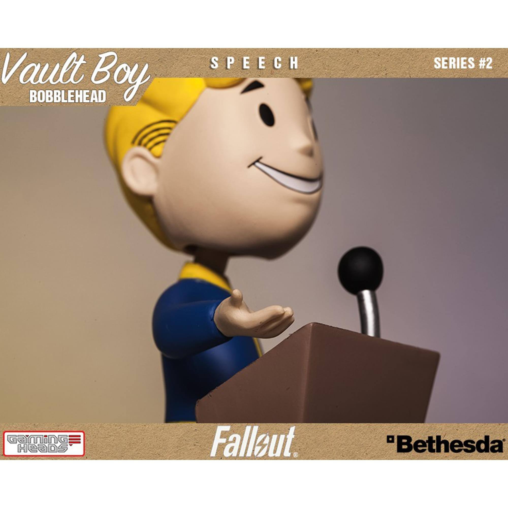 Vault Boy BOBBLEHEAD SPEECH SERIES #2  
GoMinG HEaDS  
Falleut  
"Bethesda"
