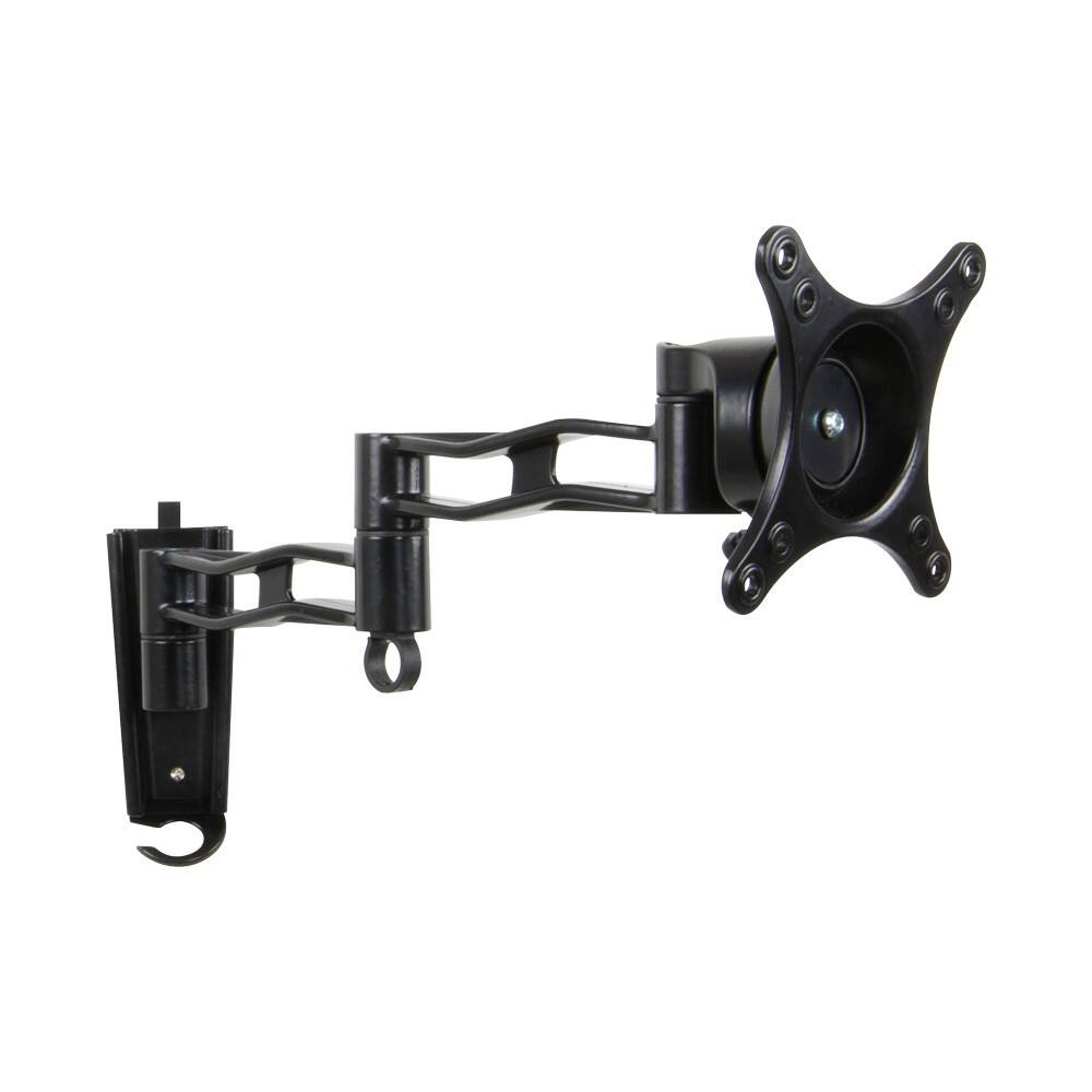 Alt View 1. RackSolutions - RackSolutions Universal Monitor Wall Mount Arm (VESA-D Mounting Holes) - Black.