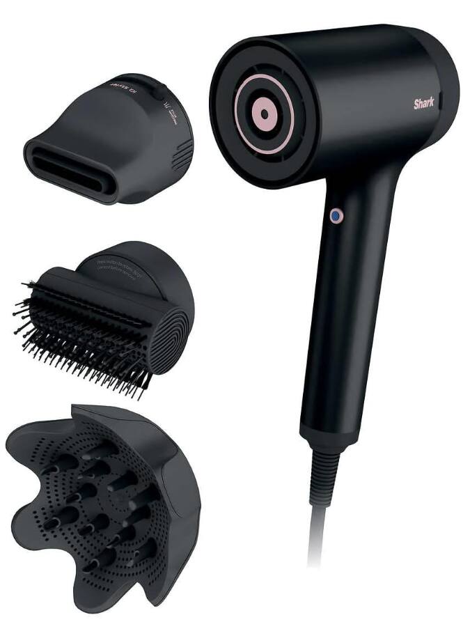 Front. Shark - SHARK HD125CO 2-in-1 Concentrator Hair Blow Dryer HyperAir.