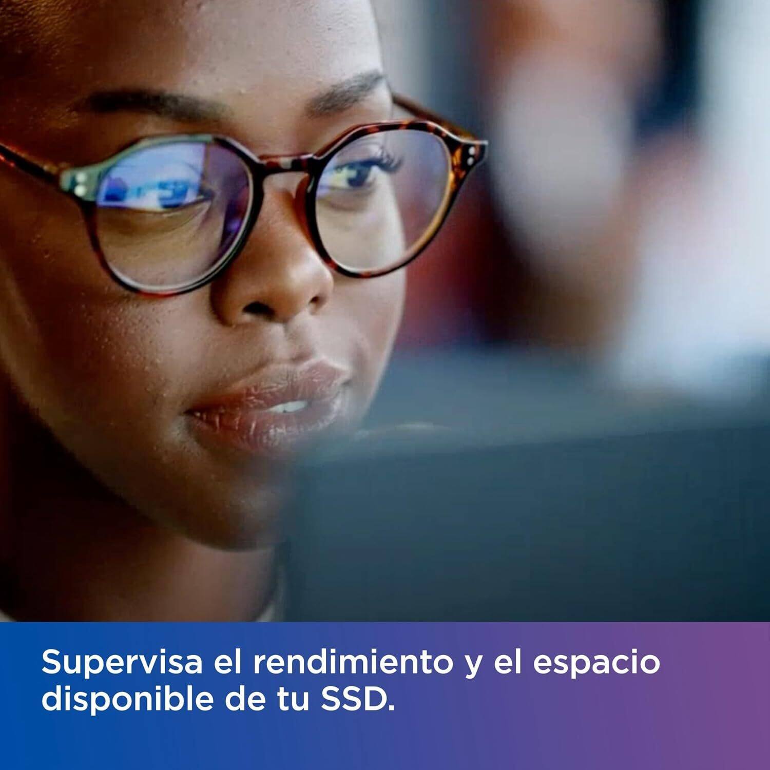 Supervisa el rendimiento y el espacio disponible de tu SSD.