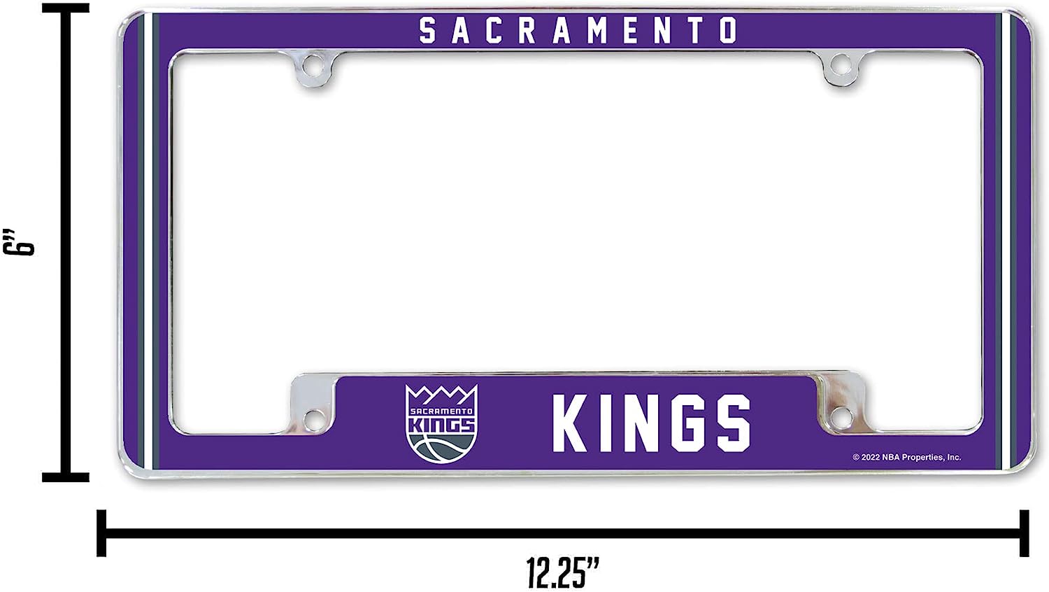 SACRAMENTO  
KINGS  

© 2022 NBA Properties, Inc.  

12.25"