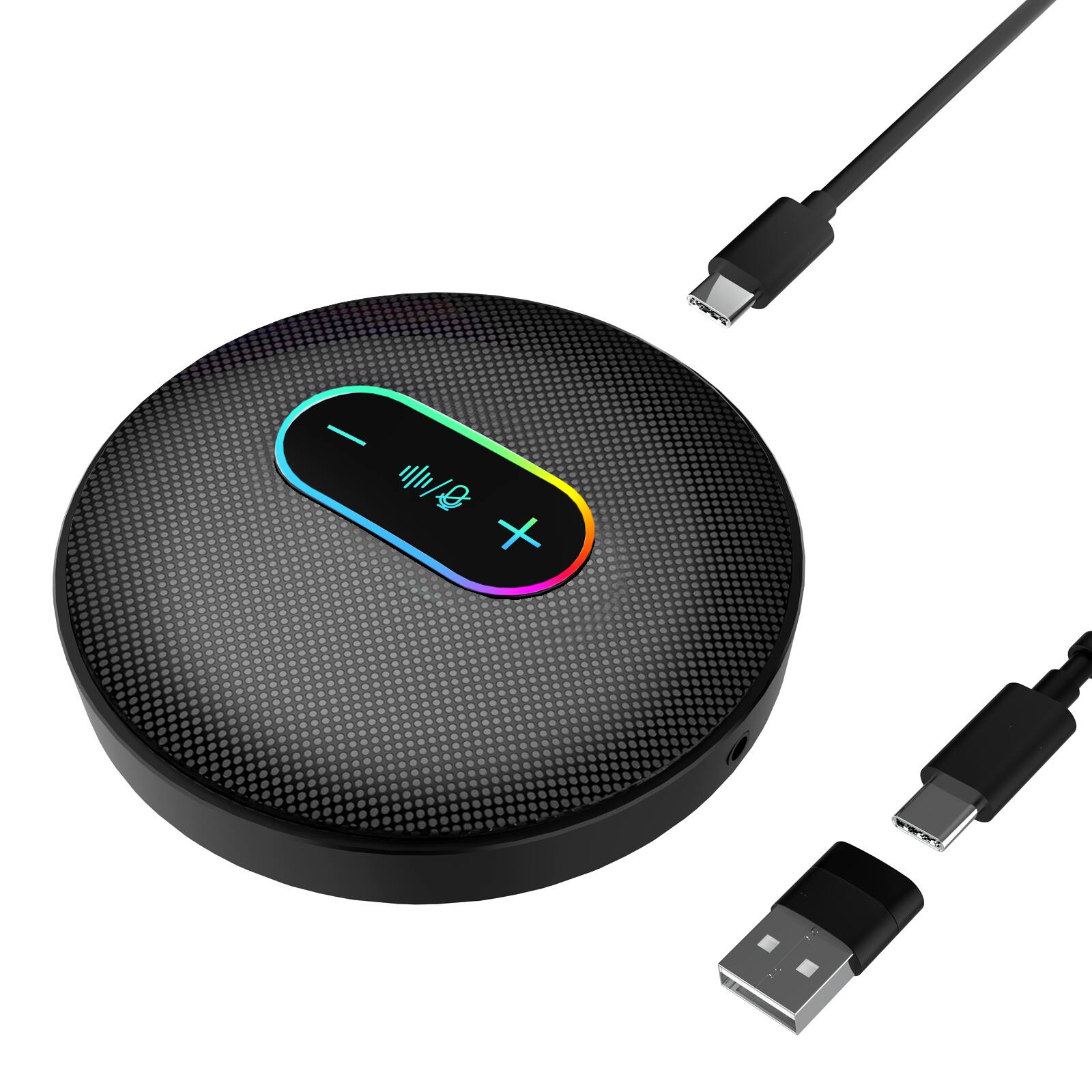 Front. Neewer - UM04 USB Desktop Microphone, Omnidirectional Condenser, 48KHz/24Bit, Noise Cancel.