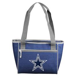 Logo Brands - Dallas Cowboys Logo Quartrefoil 16-Can Cooler Tote - Multicolor