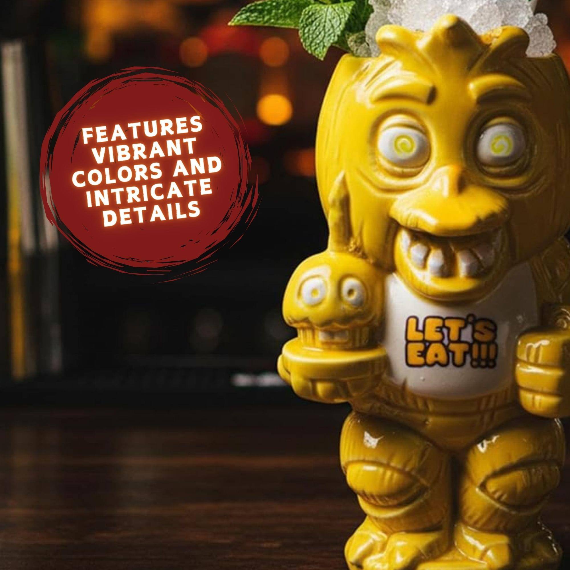 FEATURES VIBRANT COLORS AND INTRICATE DETAILS  
LET'S EAT!!!