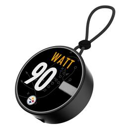 Keyscaper - T.J. Watt Pittsburgh Steelers Bluetooth IP67 Waterproof Speaker - Black