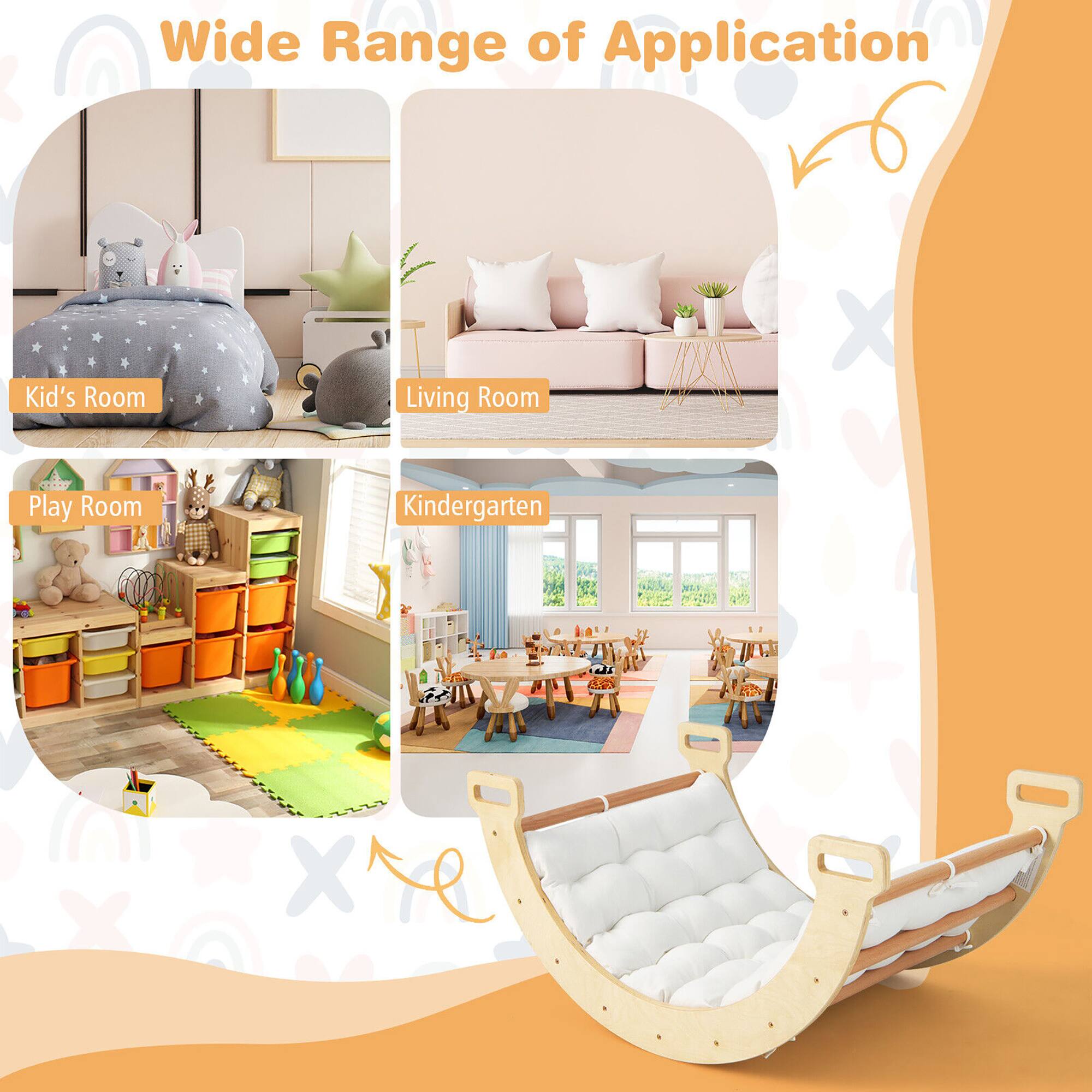 Wide Range of Application

- Kid's Room
- Living Room
- Play Room
- Kindergarten